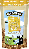 Ben & Jerry's Dessert Glacé Salted Caramel Cookie Dough Chunks 170g