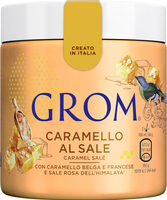 Grom Glace en Pot Caramel salé au Sel Rose d'Himalaya 460ml