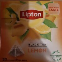 Lipton black tea lemon