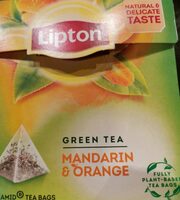 Green tea mandarin & orange
