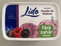 Inghetata de fructe de padure fara zahar adaugat