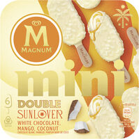 Magnum Glace Bâtonnet Mini Mangue et parfum Coco Double Sunlover 6x55ml