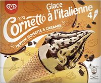 Cornetto Glace à l'Italienne Noisette & Caramel 4x140ml
