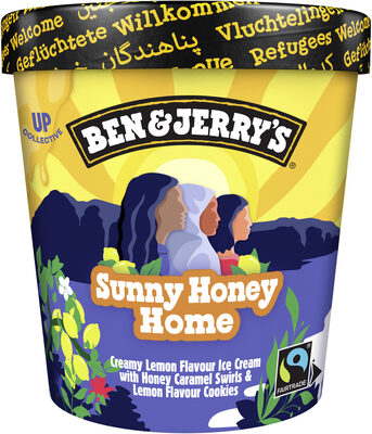 Ben & Jerry's Glace en Pot Citron Miel Caramel Sunny Honey Home 465ml