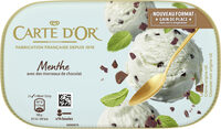 Menthe avec des morceaux de chocolat