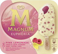 Magnum Glace Bâtonnet Citron Euphoria 3x90ml