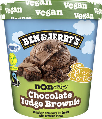 Ben & Jerry's Glace en Pot Vegan Chocolate Fudge Brownie 465ml