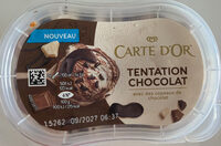 Tentation chocolat avec des copeaux de chocolat