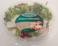 Salatmenü Linsen & Hähnchen