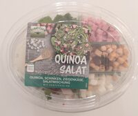 Quinoa Salat - Quinoa, Schinken, Ziegenkäse, Salatmischung