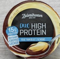 Duo high protein pudding vanille schoko