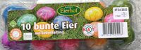 10 bunte Eier aus Bodenhaltung