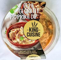 Feta gegrillte Paprika Dip
