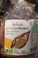 Spelt mueslikoeken