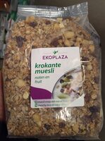 Krokente muesli noten en fruit