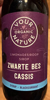 Zwarte bes siroop