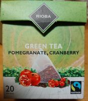 Green Tea pomegranate, cranberry