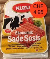 Kuzu Beef Sausages
