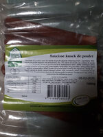 Saucisse knack de poulet