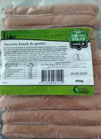 Saucisse knack de poulet