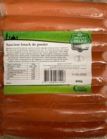 Saucisse knack de poulet