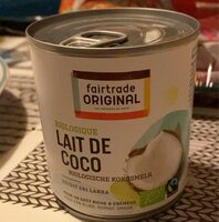 Lait de coco biologique