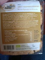 Bio biscuits épeautre aux amandes