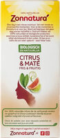 Zonnatura Biologische Citrus & Maté Infusie - Fris & Fruitig 20 Zakjes 34 g