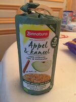 100% volkoren rijst- en maïswafels appel & kaneel