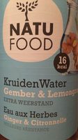 Natufood Kruidenwater Gember