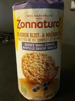 Vokoren rijst- & maïswafels bosbes vanillesmaak
