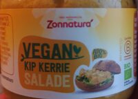 Vegan kip kerrie salade