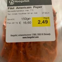 Filet  americain peper