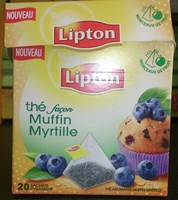 Thé façon Muffin Myrtille