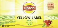 Lipton Yellow Label Thé Noir 30 Sachets