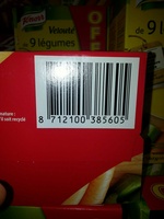Veloute de 9 legumes 50% rembourses