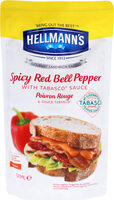Hellmann's sauce sandwich et burger Poivron rouge & TABASCO®