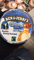 Greek Style Frozen Yogurt Vanilla Honey Caramel