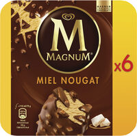 Magnum Glace Batonnet Miel Nougat 6x110ml