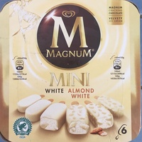 Magnum Mini Batonnet Glace Chocolat Blanc Amande