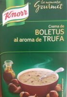Los momentos gourmet crema de boletus al aroma de trufa