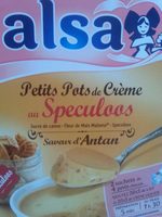 Petits pots de crème dessert au lait spéculoos ALSA
