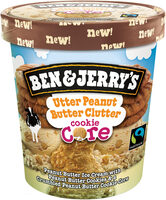 Ben & Jerry's Glace Pot Core Utter Peanut Butter clutter Cacahuète