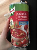 Soupe tomates avec boulettes
