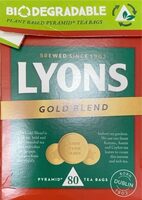 Lyons Gold Tea 80 Pack Box (232 Grams)
