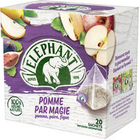 Elephant Infusion Pomme Poire Figue 20 Sachets