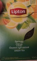 Thé vert Lipton citrus