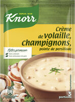 Knorr Soupe Crème de Volaille et Champignons 75g 3 Portions
