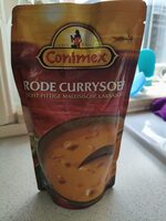 Rode currysoep