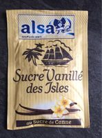 Sucre vanillé des isles Alsa Sachets